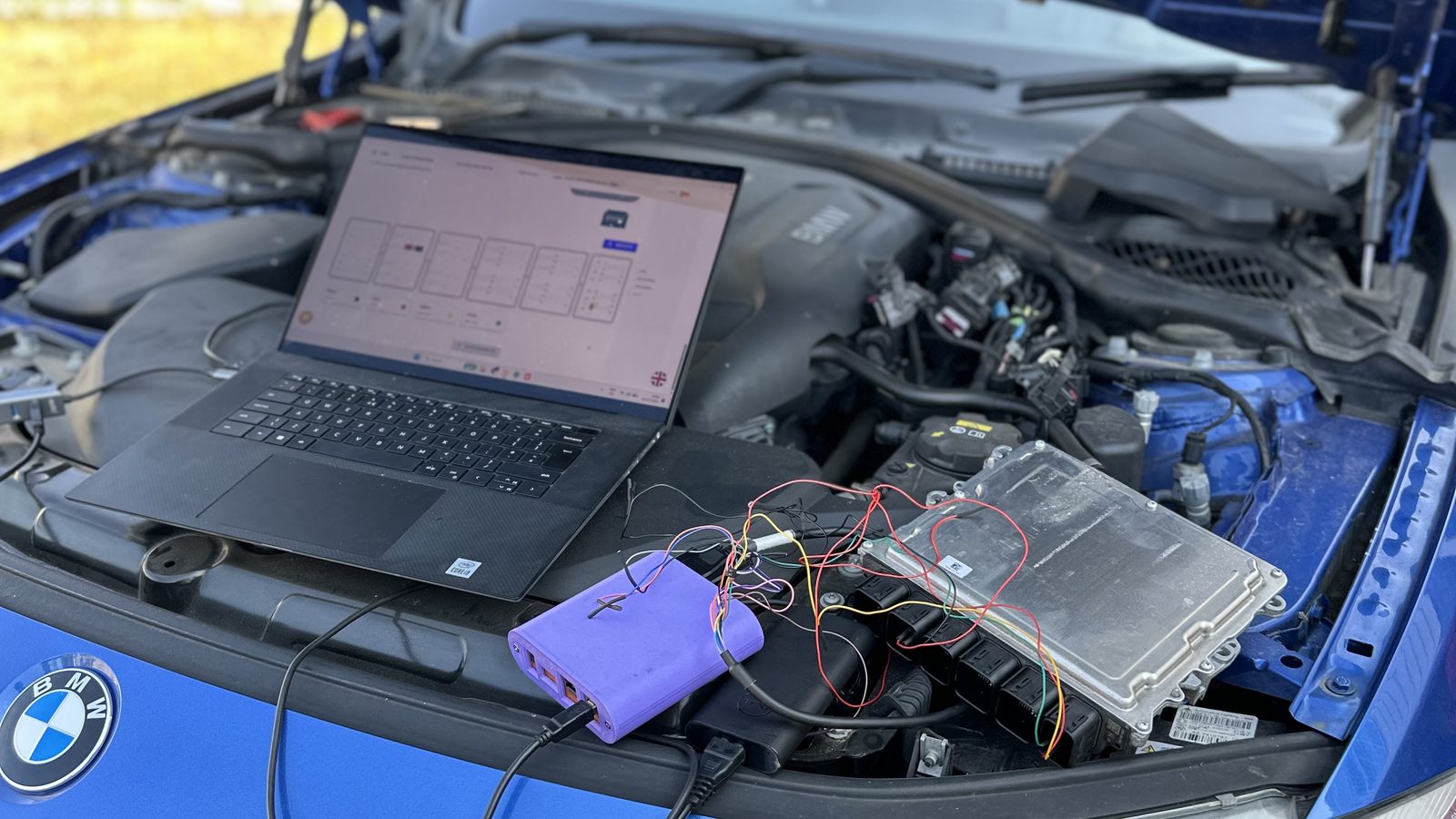 AutoTuner ECU remap on a BMW